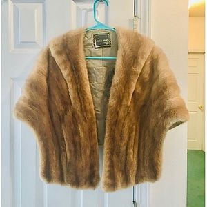 Macys mink in new condition.